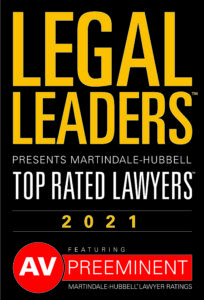 2021 Top rated Lawyers - AV Preeminent